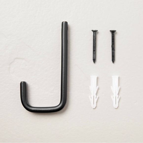 Set of 2 - Hearth & Hand Bath Hook Wall Hook Black. NWT - Picture 5 of 5